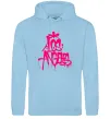 Жіноча толстовка (худі) Los Angeles Grafity Блакитний фото