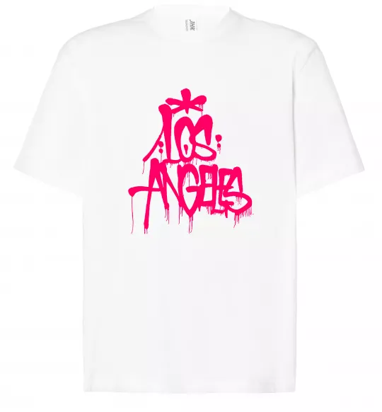 Футболка Оверсайз Los Angeles Grafity Белый фото