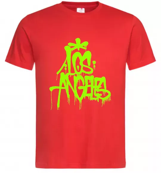 Чоловіча футболка Los Angeles Grafity Червоний фото