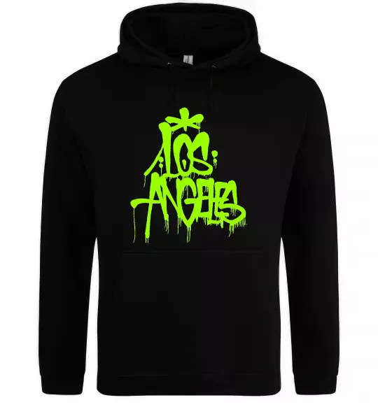 Женская толстовка (худи) Los Angeles Grafity Черный фото