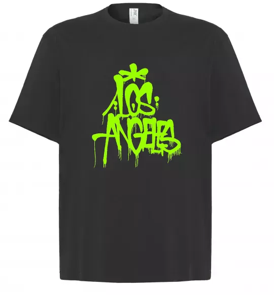 Футболка Оверсайз Los Angeles Grafity Черный фото