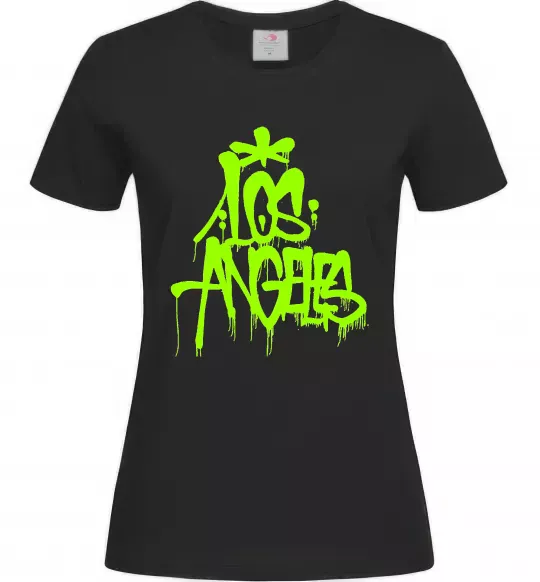 Жіноча футболка Los Angeles Grafity Чорний фото