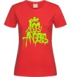 Жіноча футболка Los Angeles Grafity Червоний фото