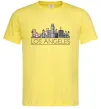 Мужская футболка Los Angeles city Лимонный фото