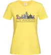 Жіноча футболка Los Angeles city Лимонний Жіноча футболка Los Angeles city Лимонний фото