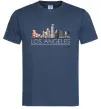 Мужская футболка Los Angeles city Темно-синий фото