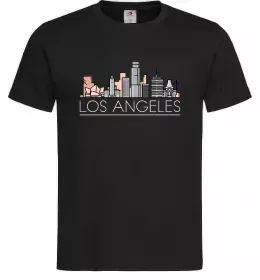 Мужская футболка Los Angeles city Черный фото
