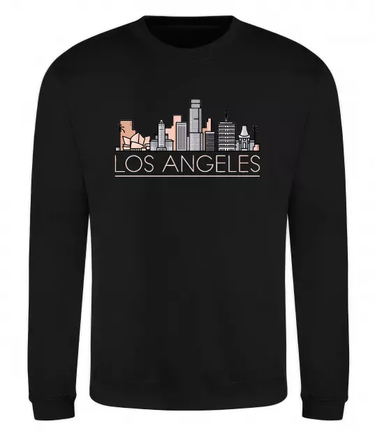Свитшот Los Angeles city Черный фото