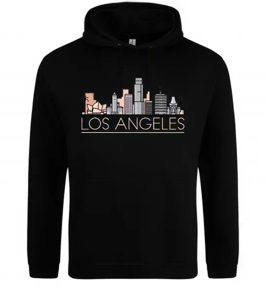 Женская толстовка (худи) Los Angeles city Черный фото