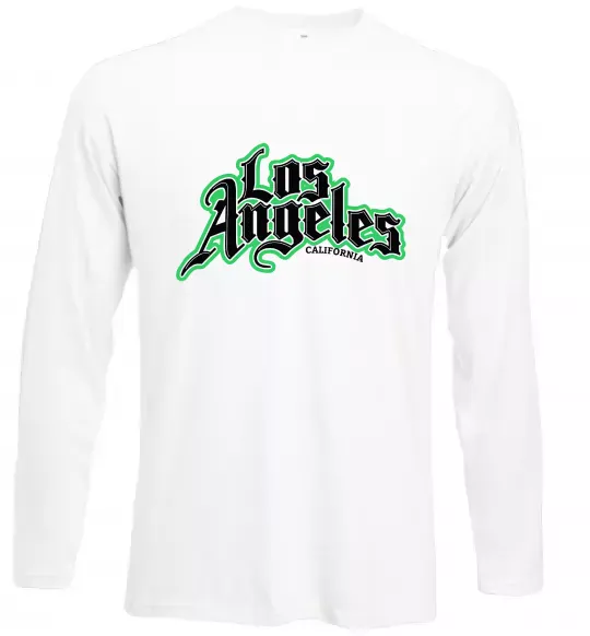 Лонгслив Los Angeles California Белый фото