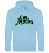 Чоловіча толстовка (худі) Los Angeles California Блакитний фото