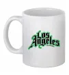 Чашка керамическая Los Angeles California Белый фото