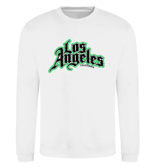 Свитшот Los Angeles California Белый фото