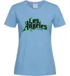 Жіноча футболка Los Angeles California Блакитний фото