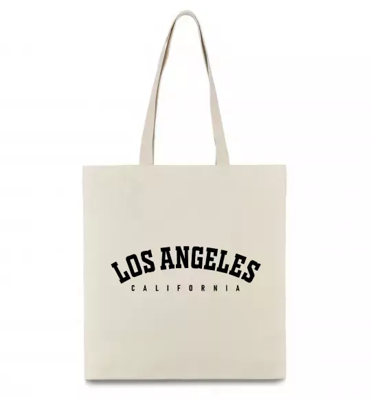 Эко-сумка California LA Бежевый фото