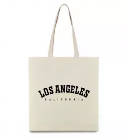 Эко-сумка LA Бежевый фото