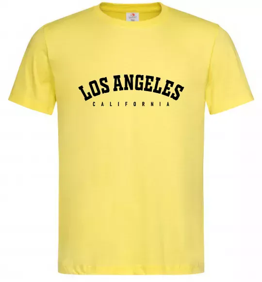 Чоловіча футболка California LA Лимонний фото
