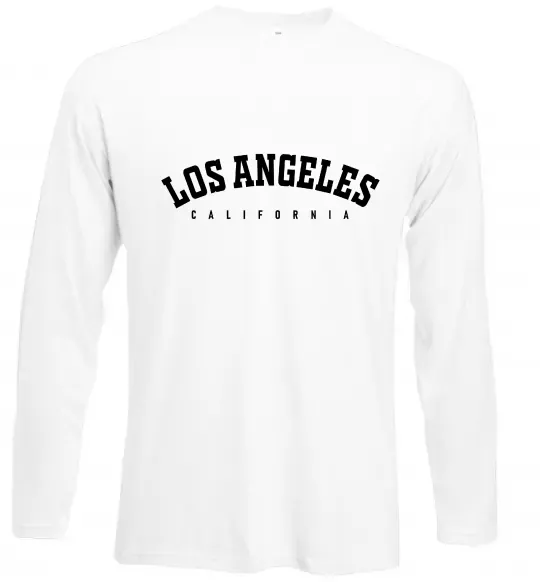 Лонгслив California LA Белый фото
