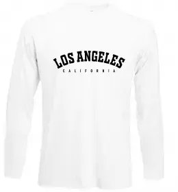 Лонгслів California LA Білий фото