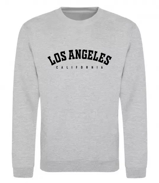Світшот California LA Сірий меланж фото