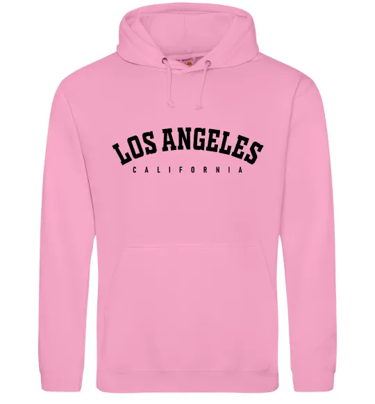 Чоловіча толстовка (худі) California LA Рожевий фото