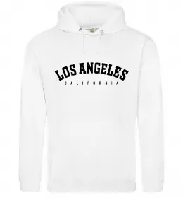 Мужская толстовка (худи) California LA Белый фото