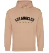 Мужская толстовка (худи) California LA Песочный Мужская толстовка (худи) California LA Песочный фото