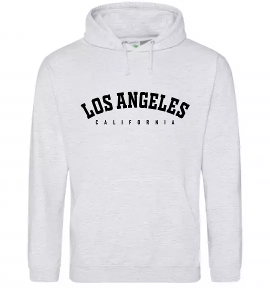 Жіноча толстовка (худі) California LA Сірий меланж фото
