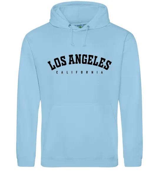 Жіноча толстовка (худі) California LA Блакитний фото