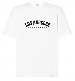 Футболка Оверсайз Los Angeles Golden City Белый фото