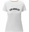 Жіноча преміум футболка California LA Білий фото