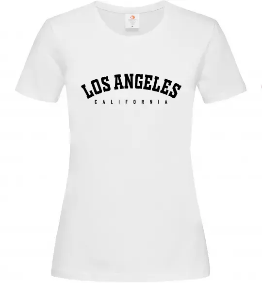 Жіноча футболка California LA Білий фото