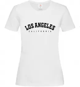 Женская футболка California LA Белый фото