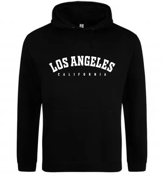 Мужская толстовка (худи) California LA Черный фото