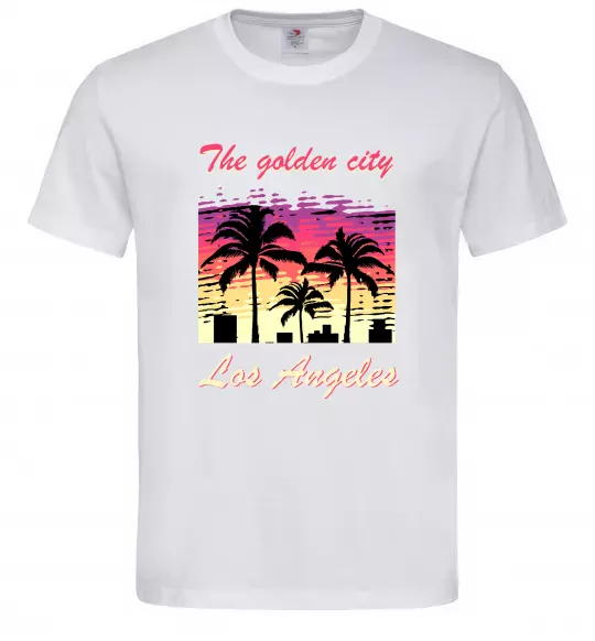 Мужская футболка Los Angeles Golden City Белый фото