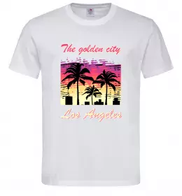Мужская футболка Los Angeles Golden City Белый фото