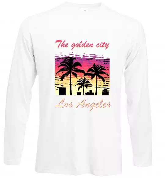 Лонгслив Los Angeles Golden City Белый фото
