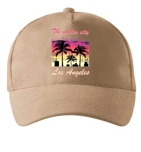 Кепка Los Angeles Golden City Песочный фото