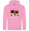 Женская толстовка (худи) Los Angeles Golden City Розовый фото