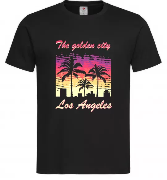 Мужская футболка Los Angeles Golden City Черный фото