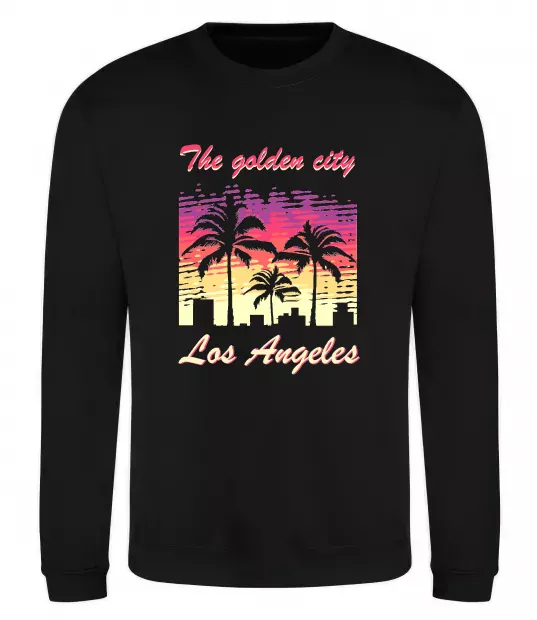 Світшот Los Angeles Golden City Чорний фото