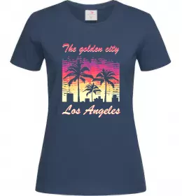 Женская футболка Los Angeles Golden City Темно-синий фото