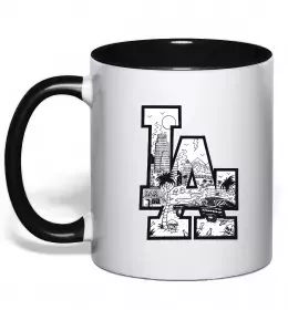 Чашка с цветной ручкой