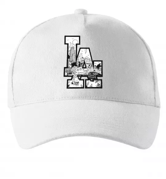Кепка LA darkside Белый фото