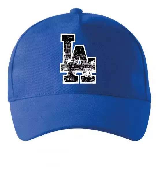 Кепка LA darkside Ярко-синий фото