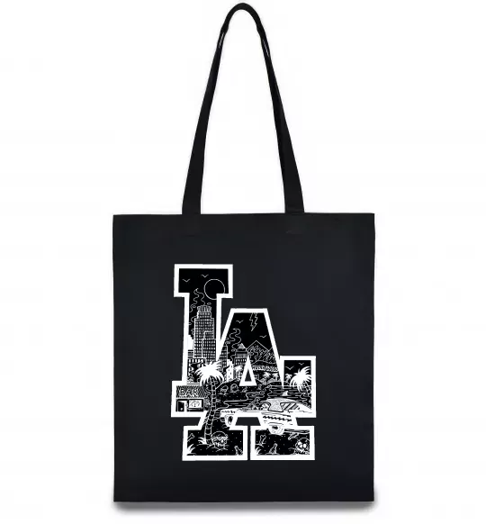 Еко-сумка LA darkside Чорний фото