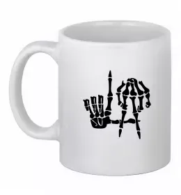 Чашка керамическая Los Angeles city Белый фото