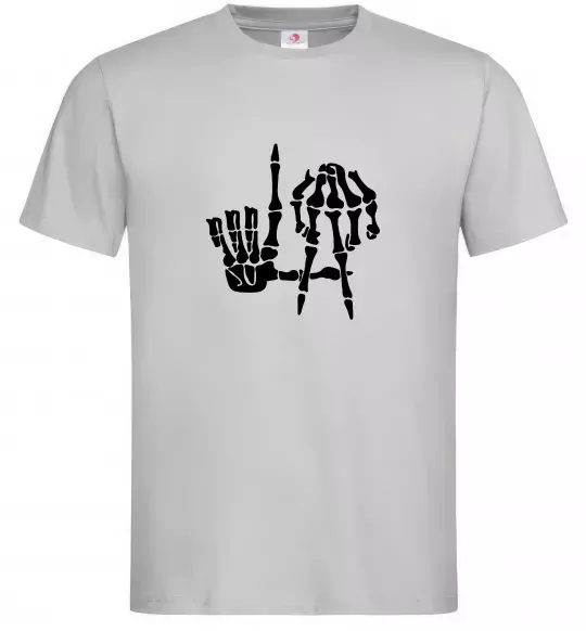 Чоловіча футболка LA Bones Сірий фото