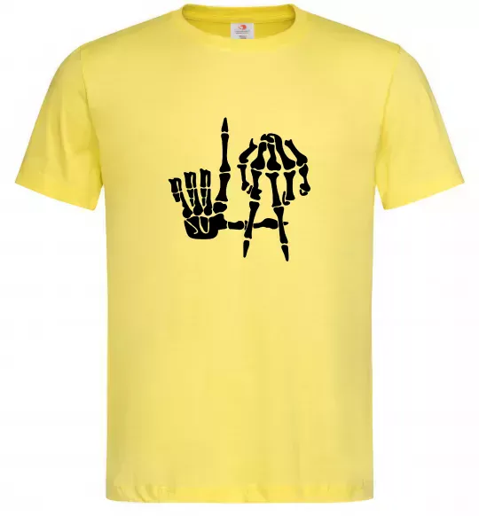 Чоловіча футболка LA Bones Лимонний фото