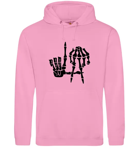 Чоловіча толстовка (худі) LA Bones Рожевий фото